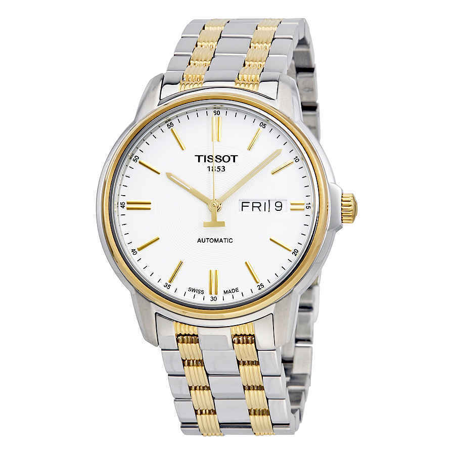 Tissot  T-Classic Automatic III White Dial Men's Watch